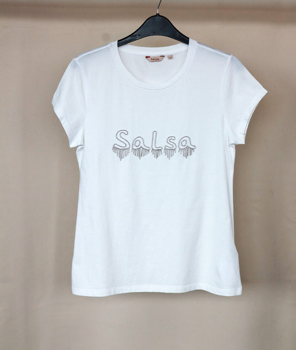 Tricou Salsa White - kurtmann