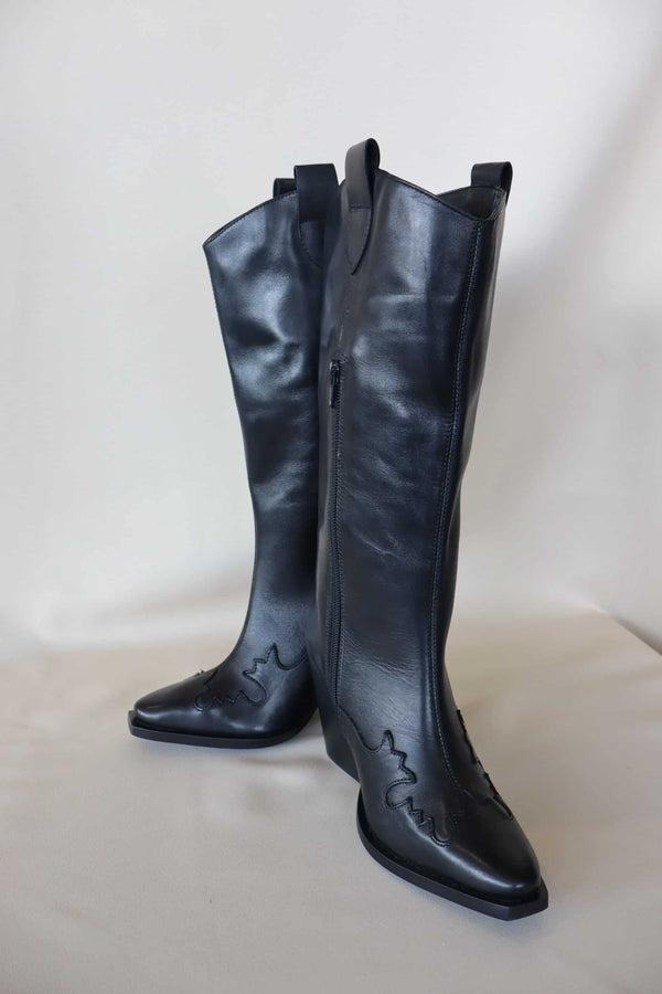 Cizme Nasty Gal Pointed leather - kurtmann