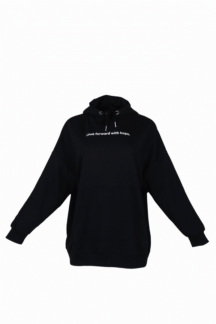 Hanorac Only Look Forward Unisex Black - kurtmann