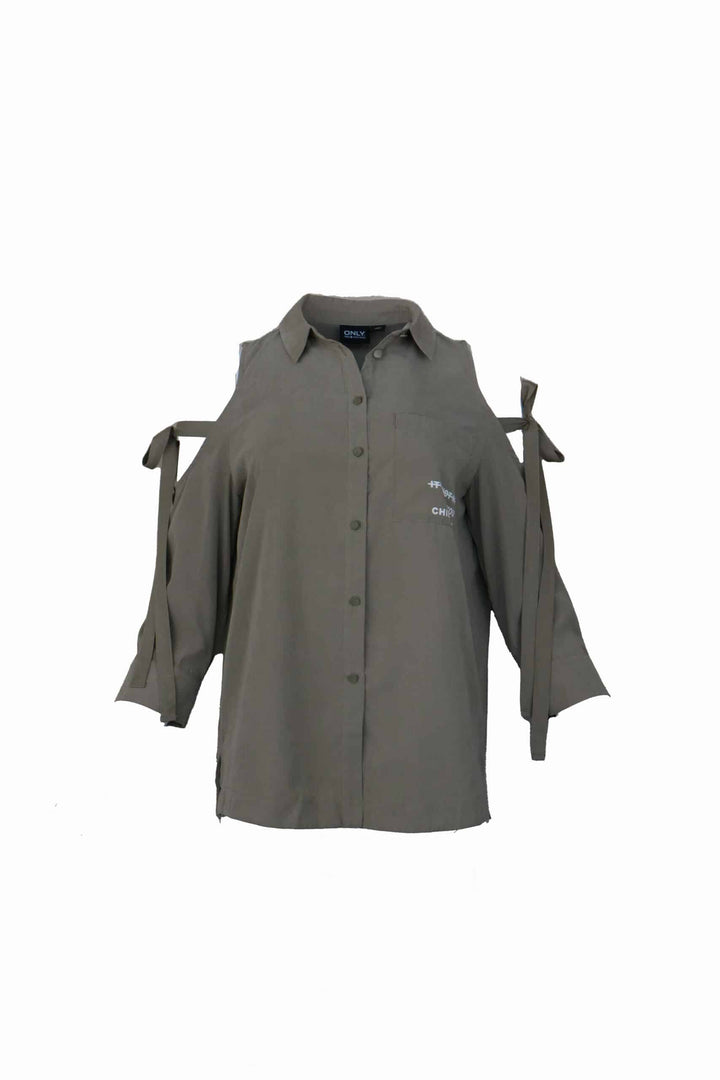Camasa Only Himiko Green - kurtmann