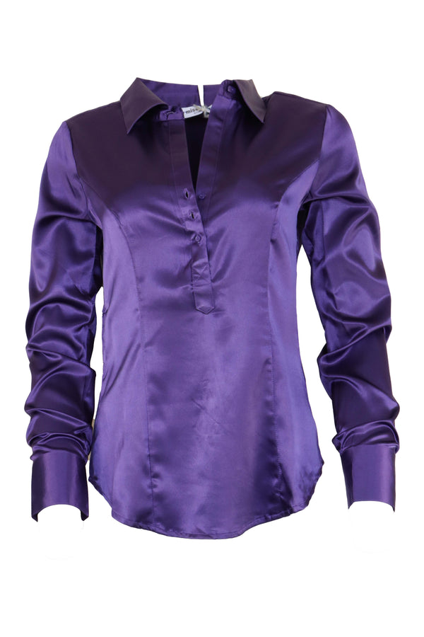 Cămașă Made for Loving Satin Purple