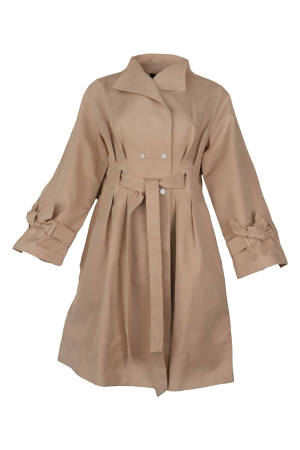 Palton Trench Selected Outwear Light Beige - kurtmann