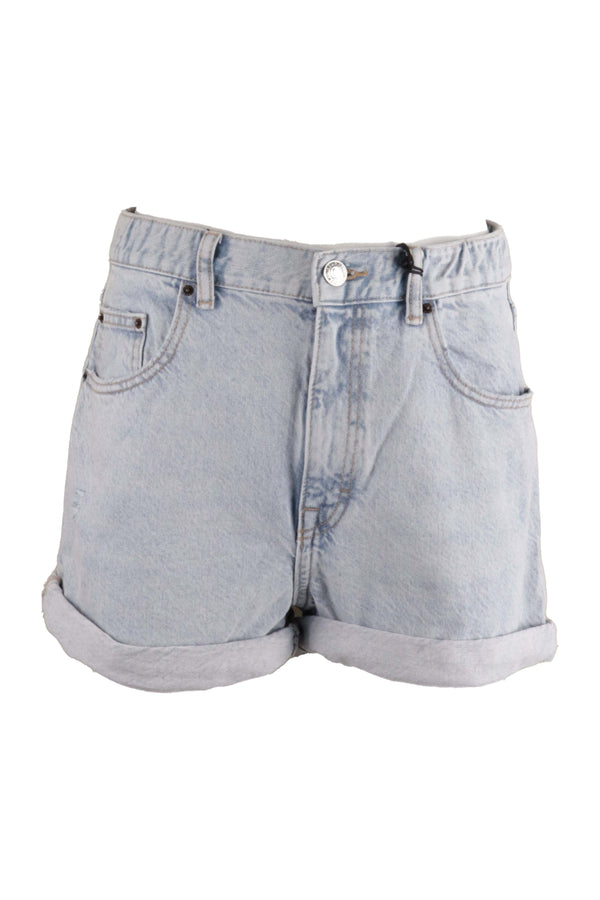 Pantaloni Scurți Pull & Bear Denim Light Blue