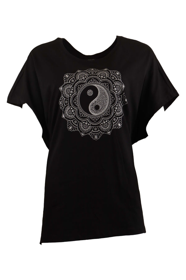 Tricou Oversized Tip Rochie Even&Odd Black
