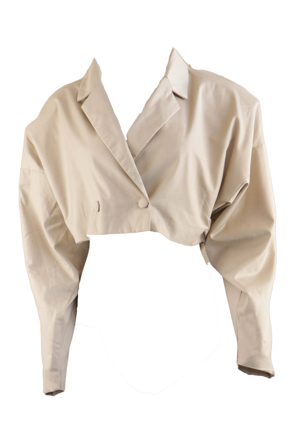 Jachetă Scurtă Nasty Gal Rianna Beige