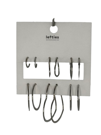 Set 3 Perechi de Cercei Lefties Silver