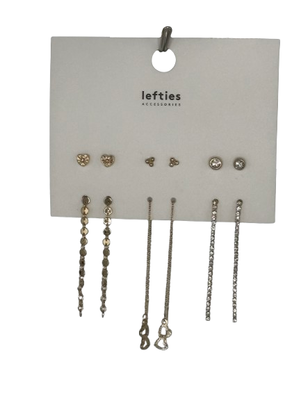 Set 3 Perechi de Cercei Lefties Gold
