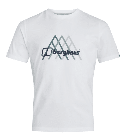 Tricou Berghaus Peak Fusion Grid White - kurtmann