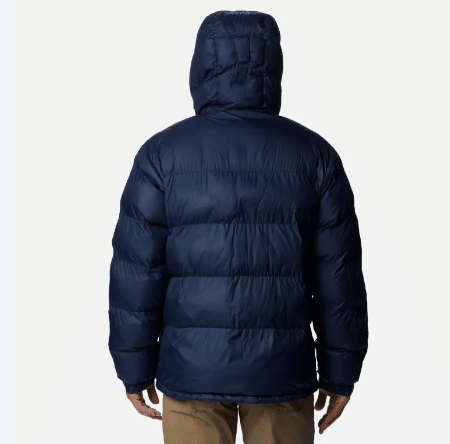 Jacheta Columbia Hooded Puffer Blue - kurtmann