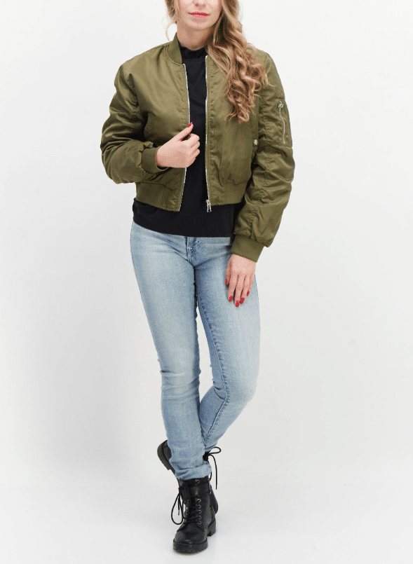 Jacheta Jennyfer Puffer Khaki - kurtmann