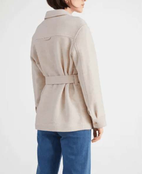 Geaca & Other Stories Oversized Belted Beige - kurtmann