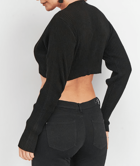 Bluza Daisy Street V-neck Black - kurtmann