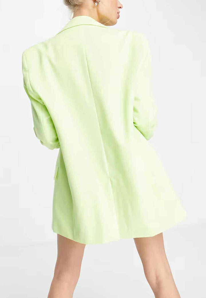 Sacou Bershka Oversized Lime Green - kurtmann