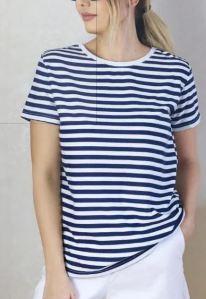 Tricou Orsay White and Blue - kurtmann