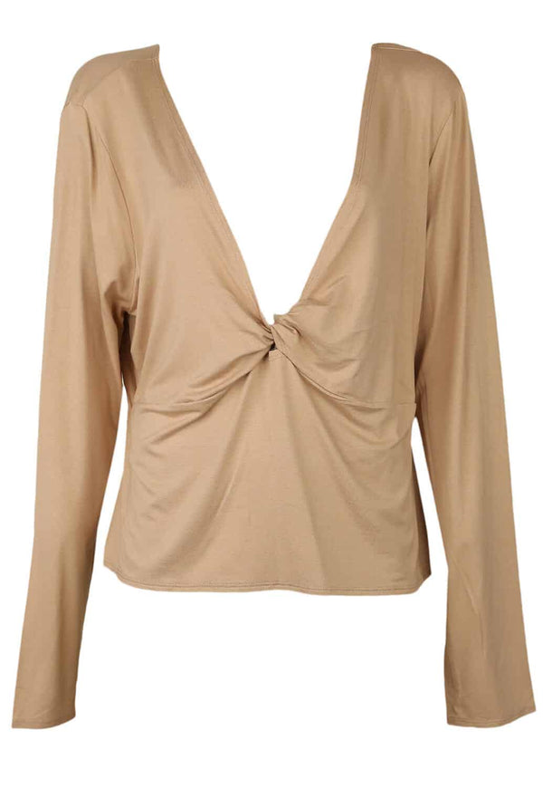 Bluza Asos Sandra Beige - kurtmann