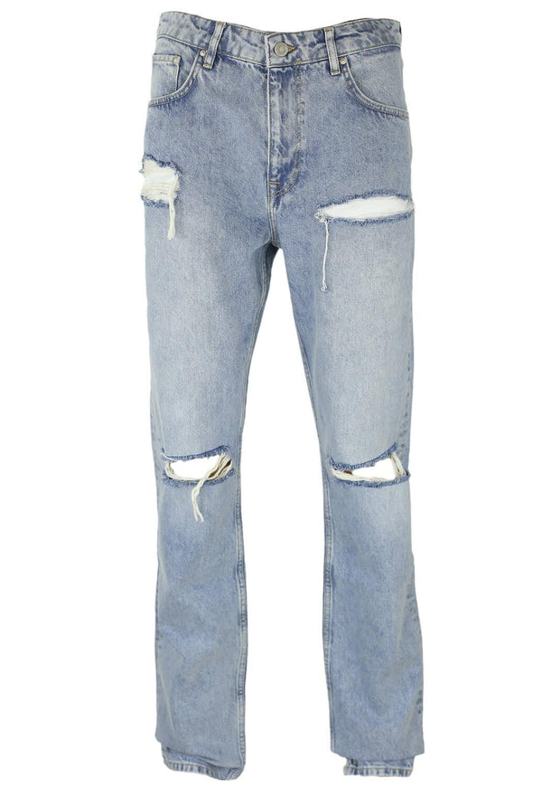 Pantaloni Asos Hank Light Blue - kurtmann