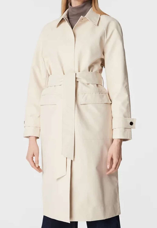 Palton Calvin Klein Trench Beige - kurtmann