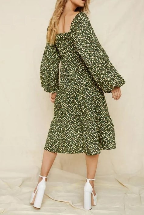 Rochie Nasty Gal Smock Green - kurtmann