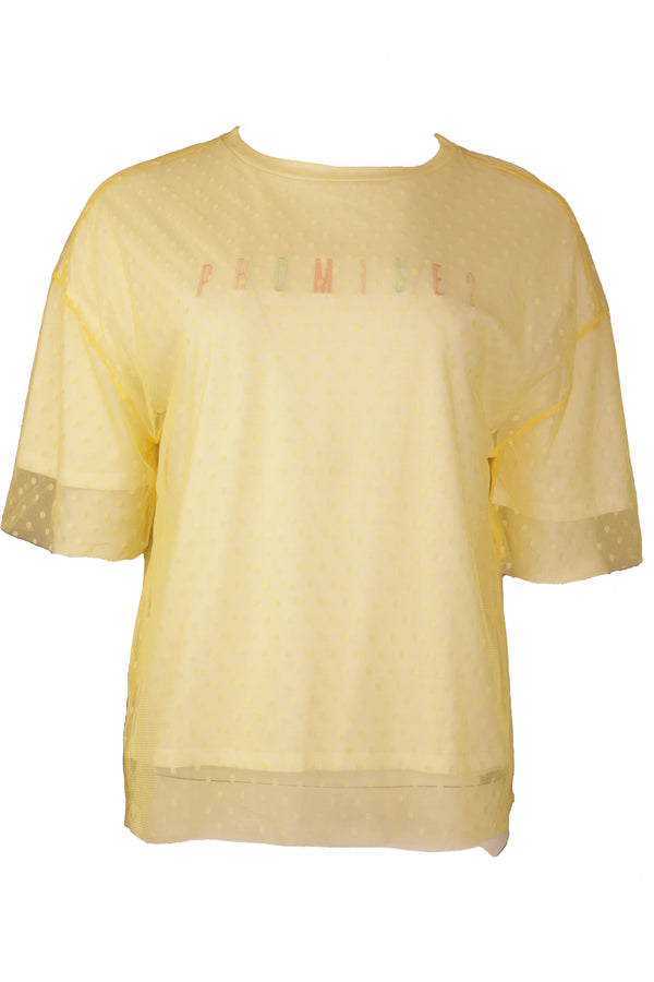 Tricou Only Promise Yellow