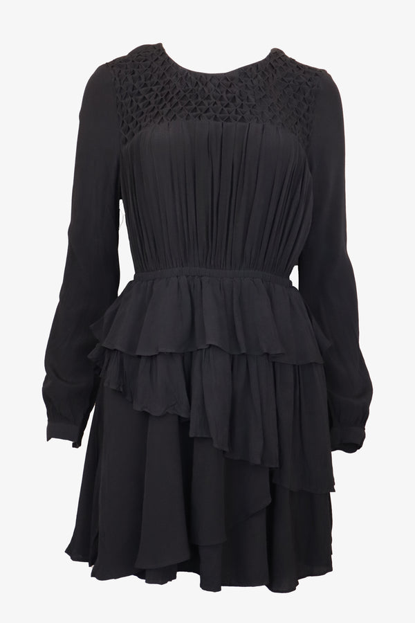 Rochie Only Tale Layered Black