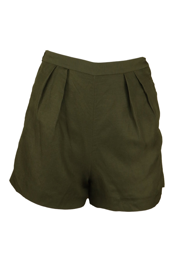 Pantaloni Scurți Vero Moda Christanne Dark Green