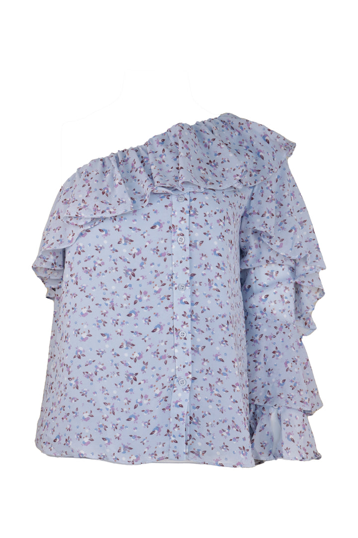 Bluză Vero Moda Fistula Daryan Blue - kurtmann
