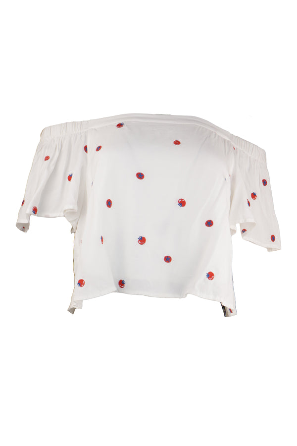 Top Only Tomato White