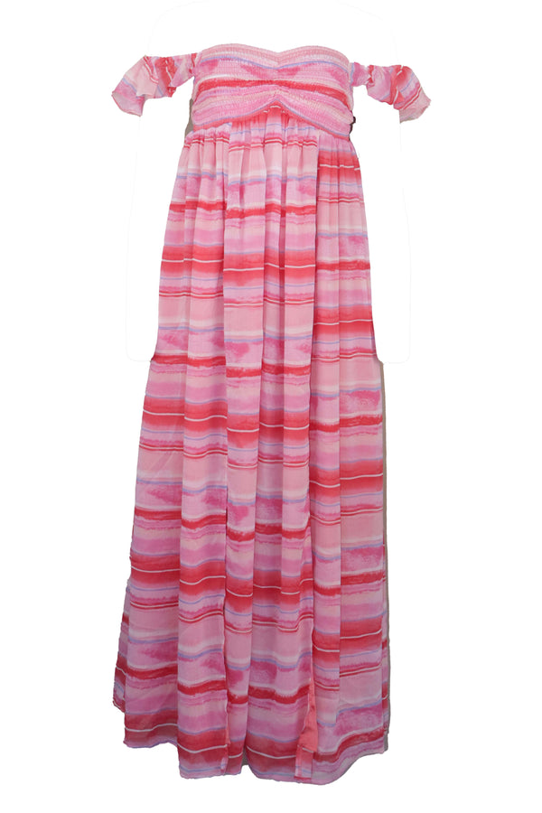 Rochie Only Flying Maxi Pink