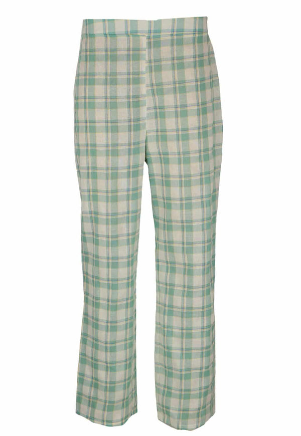 Pantaloni Fashion Union Delia Light Green - kurtmann