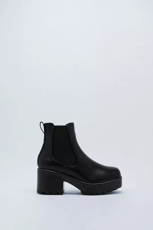 Ghete Nasty Gal Faux Leather Chelsea Boots - kurtmann