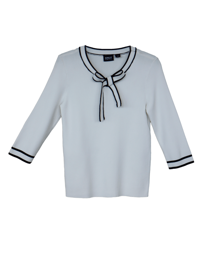 Bluza Only knitted White - kurtmann