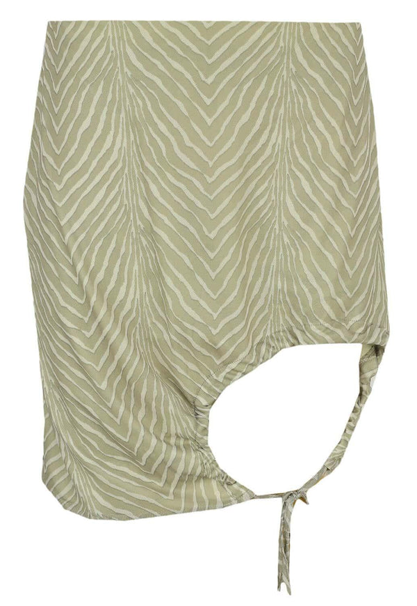 Fusta Missguided Kylie Light Green - kurtmann