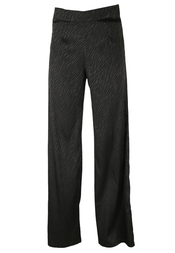Pantaloni Naanaa Alicia Black - kurtmann