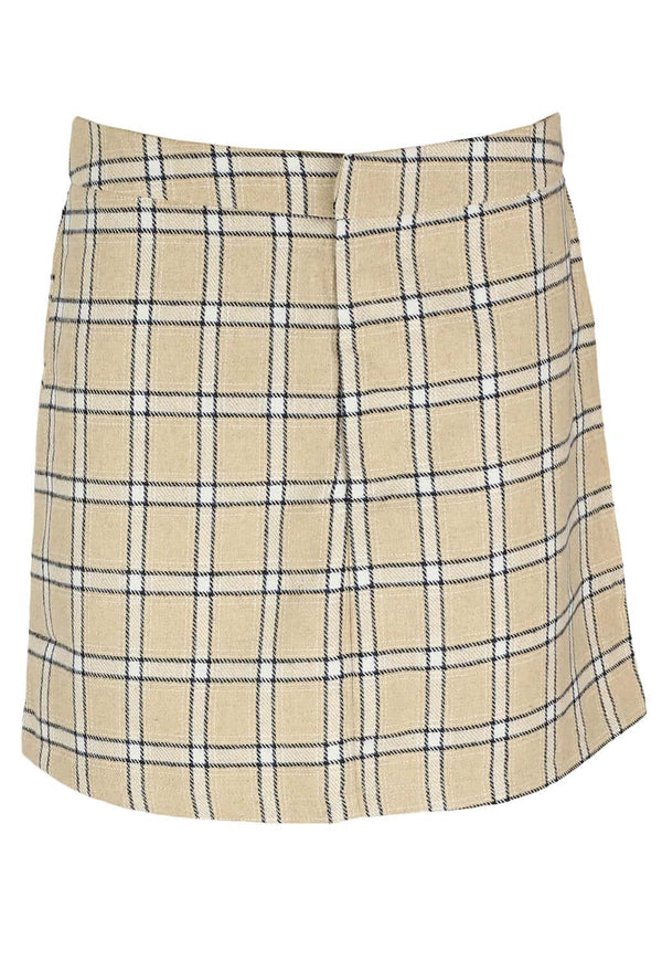 Fusta Nasty Gal Hilary Light Beige - kurtmann