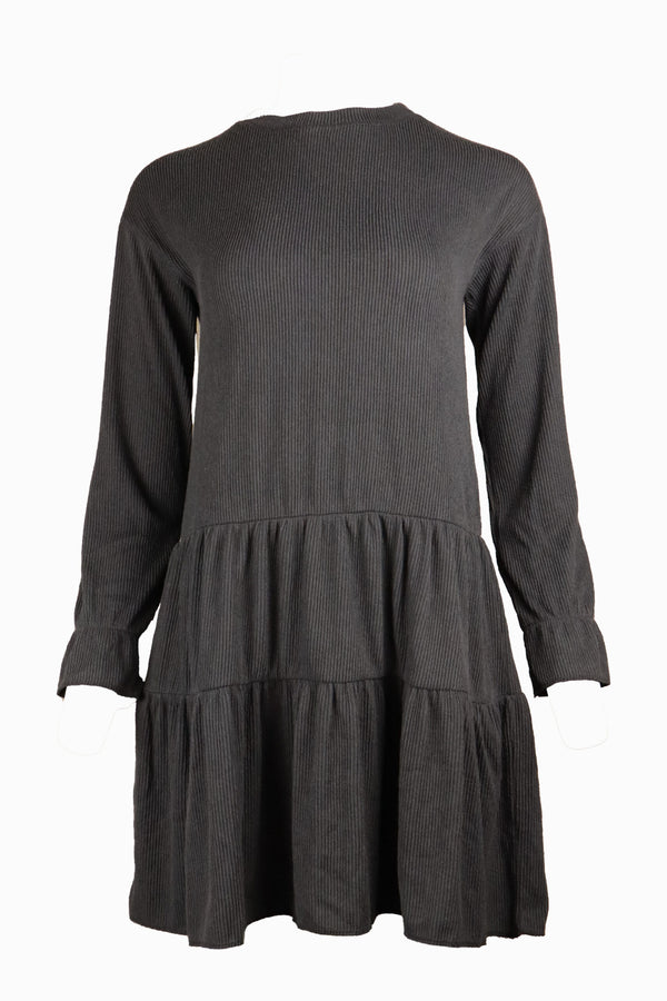 Rochie Noisy May Enter Dark Grey - kurtmann