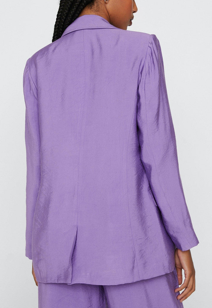 Sacou Nasty Gal Textured Lilac - kurtmann