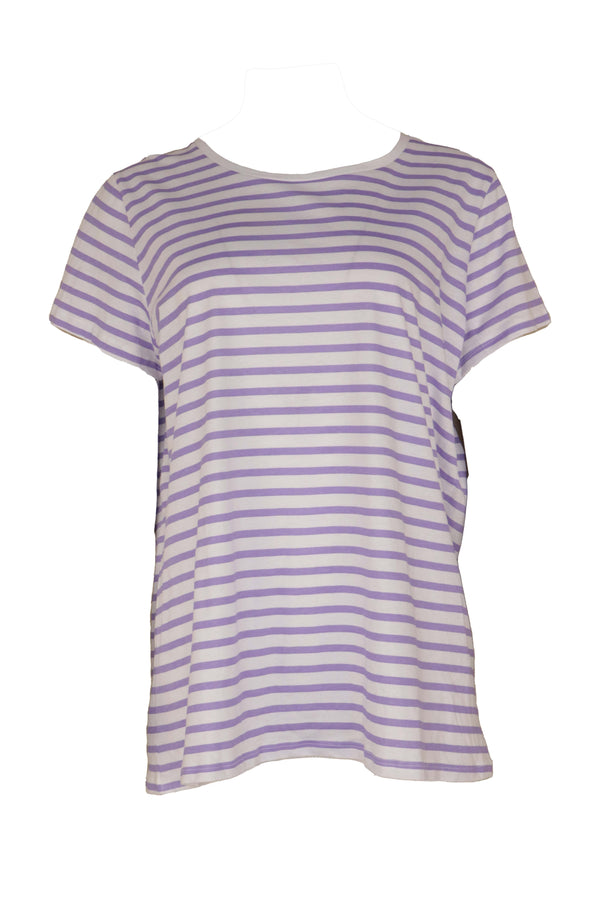 Tricou Orsay Purple Strip White