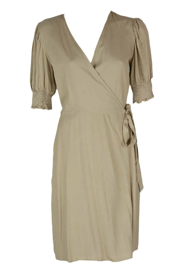 Rochie Pieces Evelyn Light Beige - kurtmann