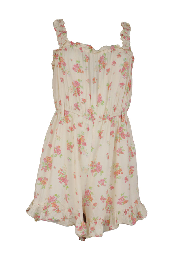 Salopetă Scurtă River Island Essential Beige