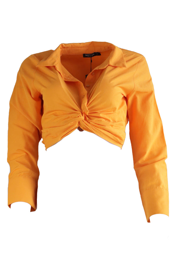 Cămașă Nasty Gal Elisa Orange