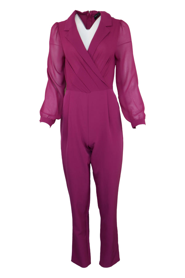 Salopetă Paper Dolls Magenta Pink