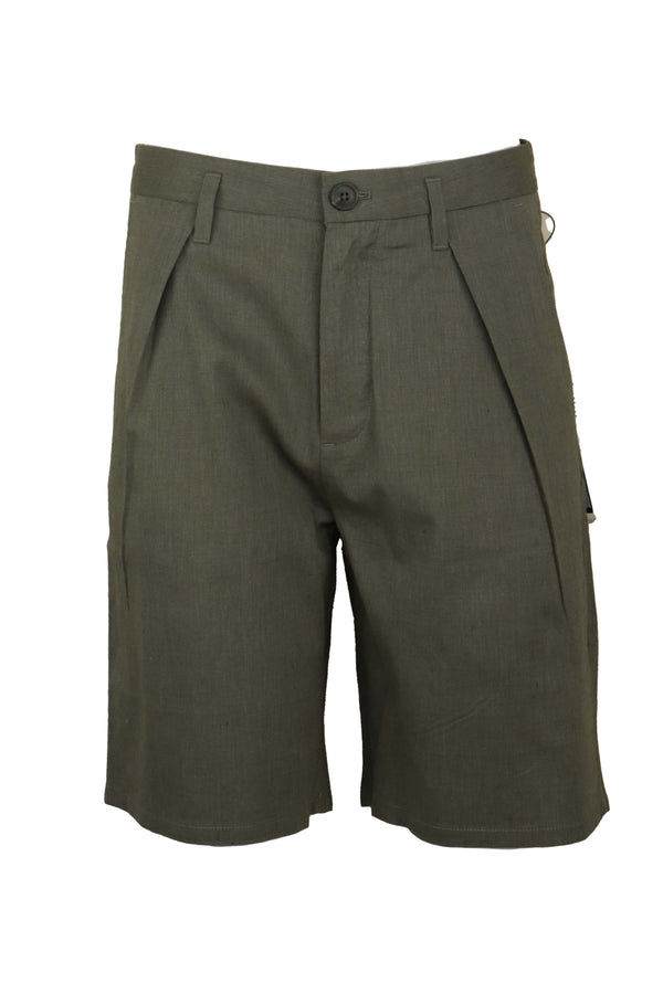 Pantaloni scurți Selected Armagh Dark Green