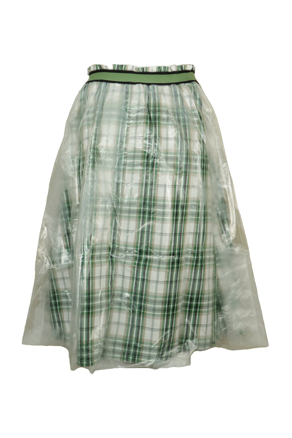 Fustă Vero Moda Nelly Check Green Vero Moda