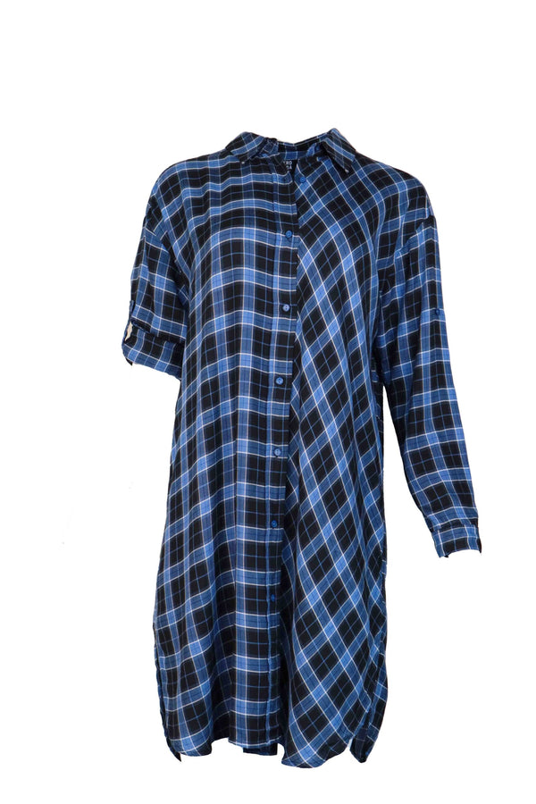 Rochie Vero Moda Gloria Shirt Dress Blue - kurtmann