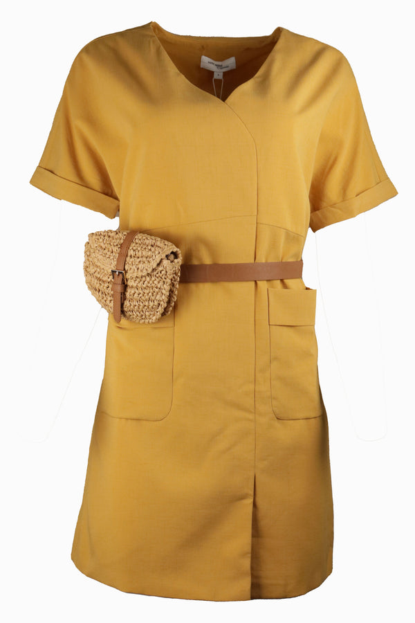 Rochie Vero Moda Lotus Yellow(fara geanta) - kurtmann